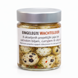 Ukiseljena prepeicja jaja - 8 kom.