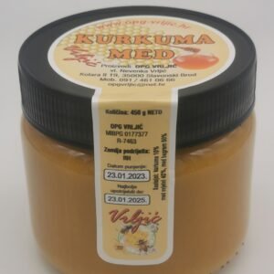 Med + kurkuma - 450 g